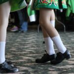 Irish dancers wear their hard shoes and poodle socks. (Photo by Molly McCollum)
