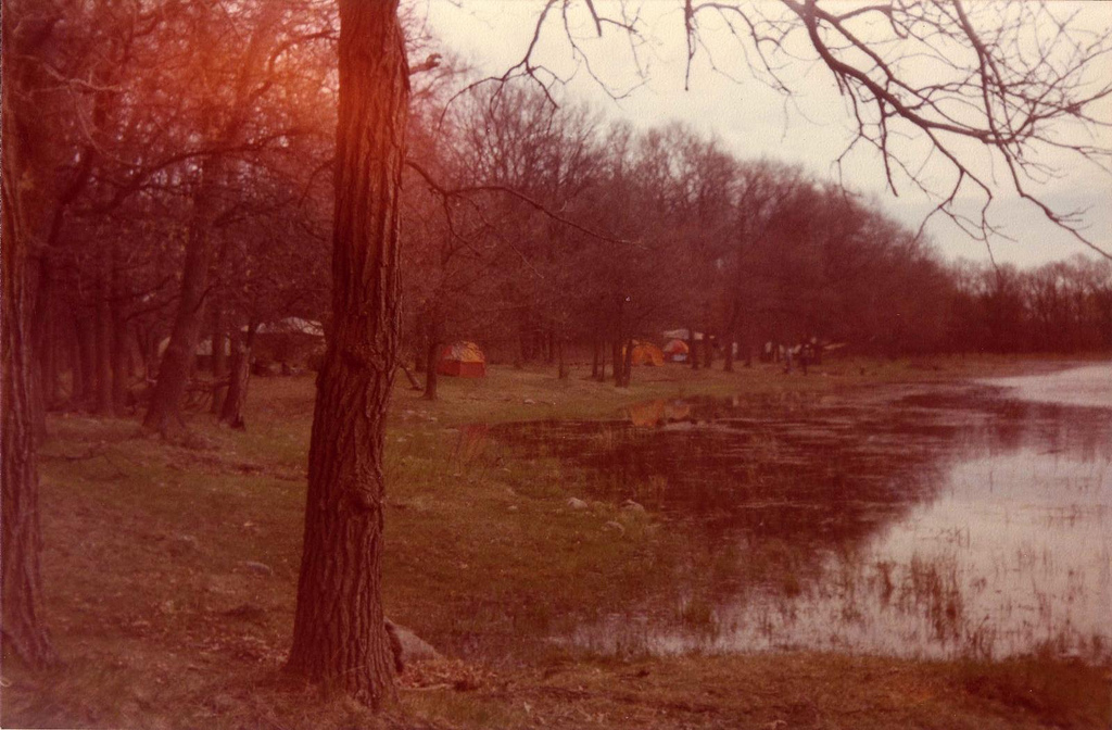 Camp Watchamagumee in 1985, a camp similar to Eric Dregni's childhood camp in the Wisconsin northwoods.