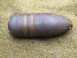 WWI shell brought back to Wisconsin by Vincent Hood.