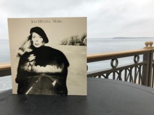 Joni Mitchell's album "Hejira" at the Edgewater Hotel in Madison, Wisconsin. The album's photo shoot took place here in 1976 with photographer Joel Bernstein. (Maureen McCollum/WPR)
