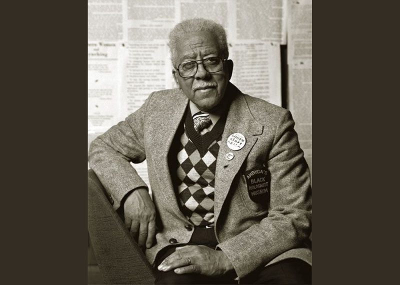 Dr. James Cameron in the first America's Black Holocaust Museum (Photo courtesy of ABHM)
