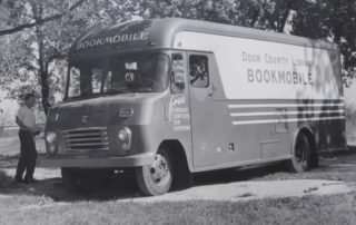 The Door County Bookmobile (Courtesy of the Egg Harbor Historical Society)