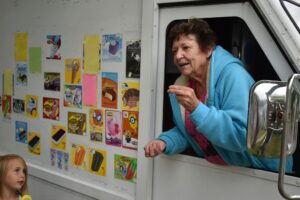 Sue Jensen, owner of Danee's Ice Cream Wagon, is retiring after 30 years. (Rob Mentzer/WPR)