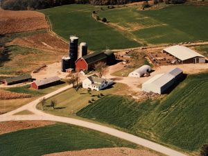 Reisinger Hilltop Farms, LLC in the 1980s, when the author was a kid and his dad was hitting his stride as the owner of a small but growing operation. (Courtesy of Brian Reisinger)