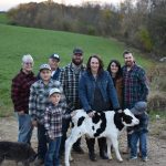 The Reisinger family as they prepare to take on a new challenge after five generations on their land -- raising heifers for other farms, selling beef, and cash cropping. (Courtesy of Brian Reisinger)