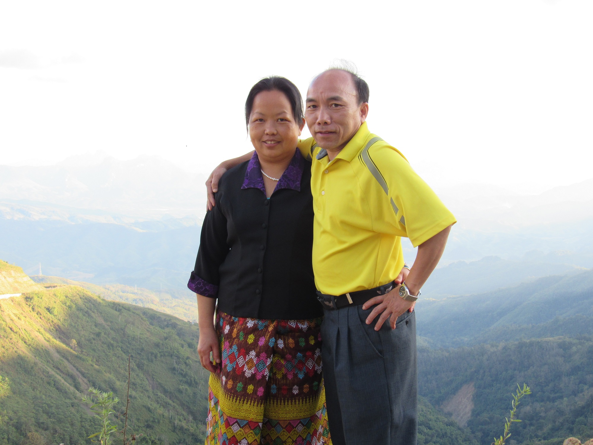 Lisa Chue Thao and William Shoua Lor visiting Laos and Thailand December 2014. It was their first visit since leaving in 1987. (Courtesy of Yia Lor)