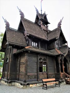 Little Norway's stave church. (Courtesy of Eric Degni)