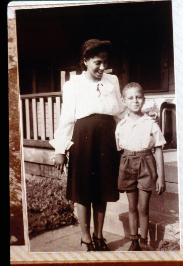 A young Michael Schultz with his mother, Katherine. (Courtesy of Michael Schultz)