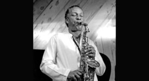 Frank Morgan plays saxophone at Bach Dancing & Dynamite Society, Half Moon Bay, CA. (Photo by Brian McMillen