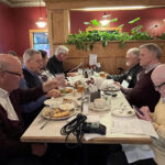 Members of the Select Committee on Election Predictions meet at a La Crosse restaurant.