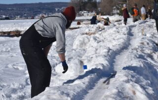 Lifting spirits and honoring ancestors: Snow snake is back on Madeline Island