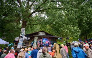Larryfest has been showcasing bluegrass and Americana music in rural La Farge, Wisconsin since 1997. (Courtesy of Larry Sebranek)