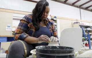 Artist finds purpose through pottery