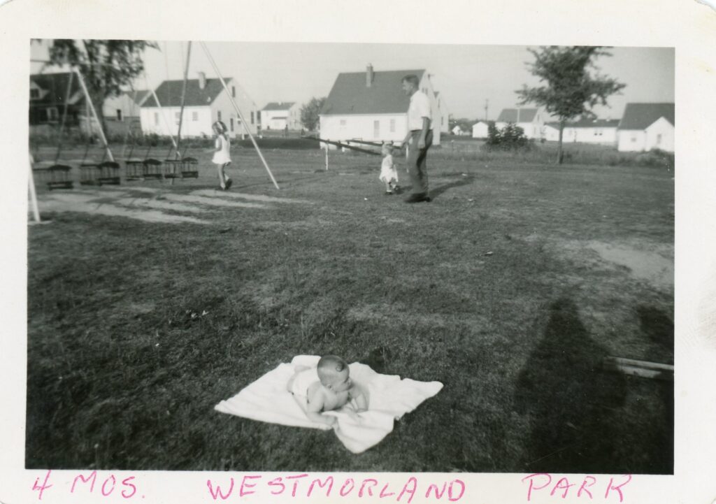Chris Thomas as a child at Madison, Wisconsin's Westmorland Park. (Courtesy of Alexandra Salmon)