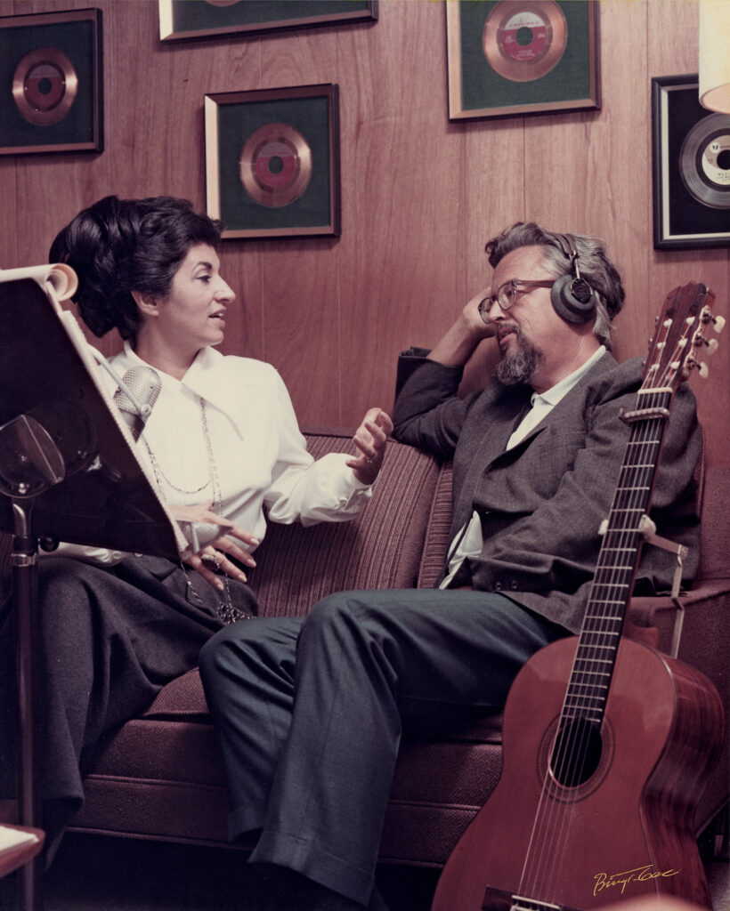Felice and Boudleaux Bryant, 1960s. Photo by Bing T. Gee. (Courtesy of the Country Music Hall of Fame and Museum)