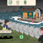 Screen shot of the game "Headlines and High Water" by Field Day Labs.