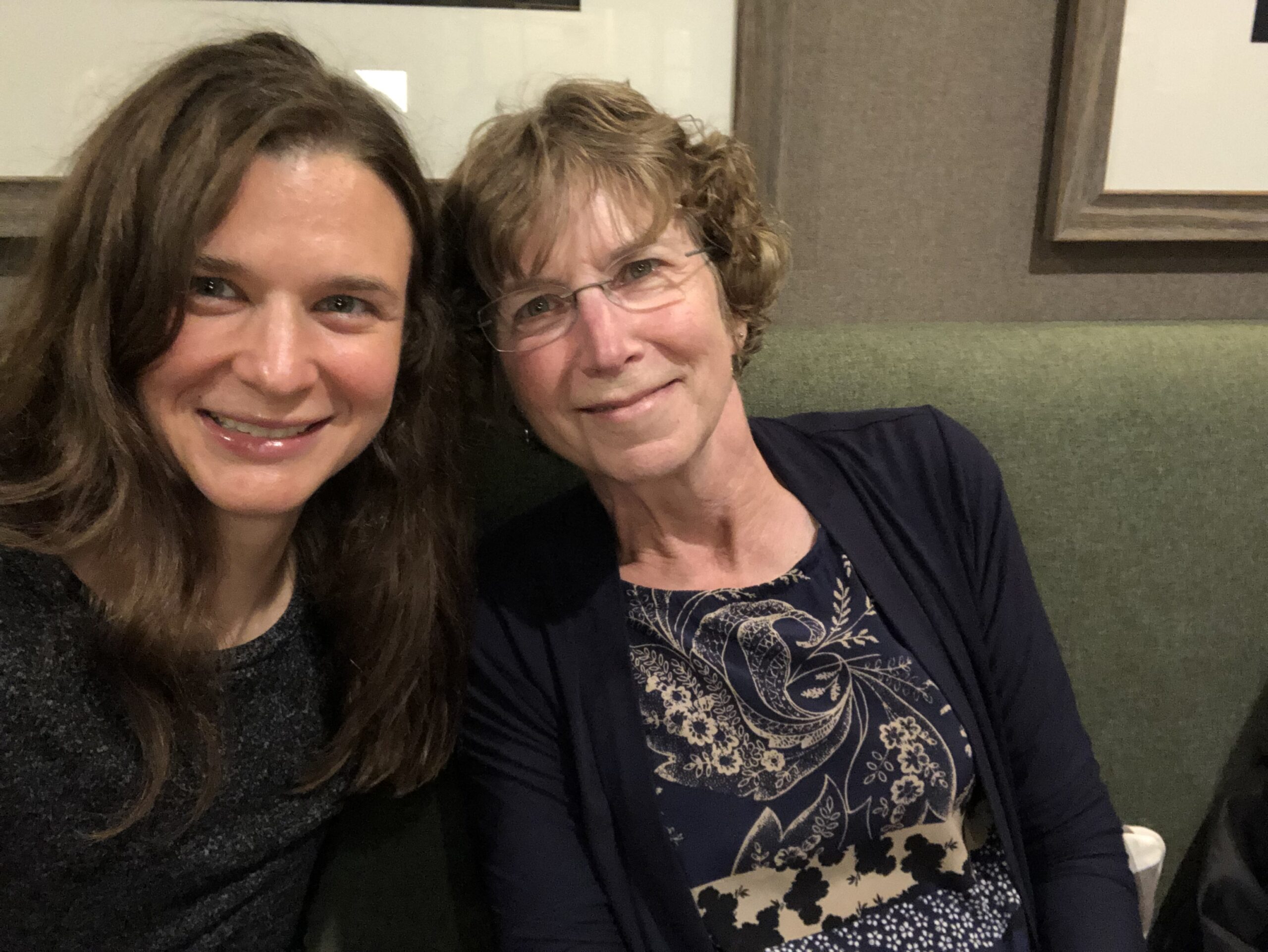 Teaching runs in the family for daughter Elizabeth Jorgensen (l) and mother Nancy Jorgensen (r). Coutesy of Nancy Jorgensen